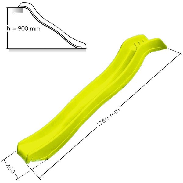 Glissière toboggan 1,78 m