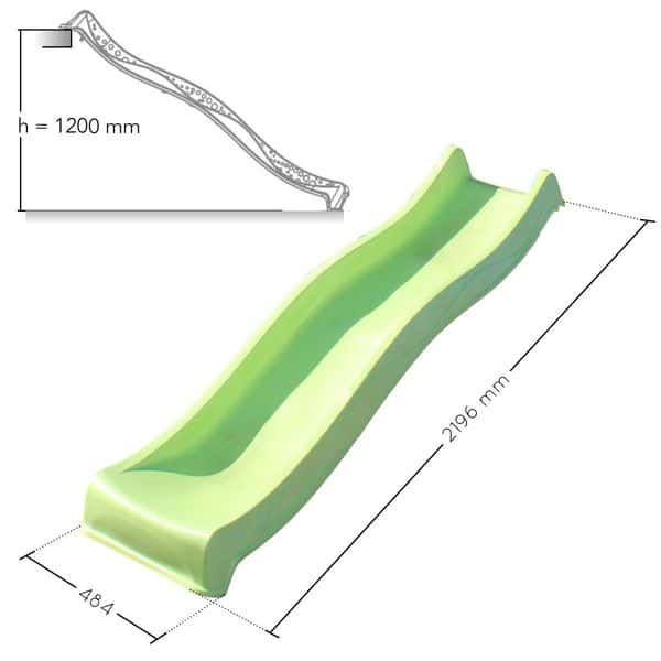 Glissière toboggan 2,20 m