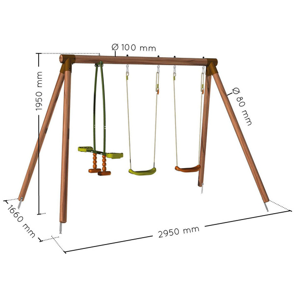 Portique en bois Pacco