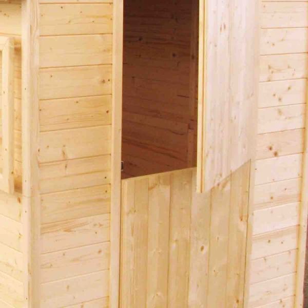 Maison en bois avec pergola Santa Barbara