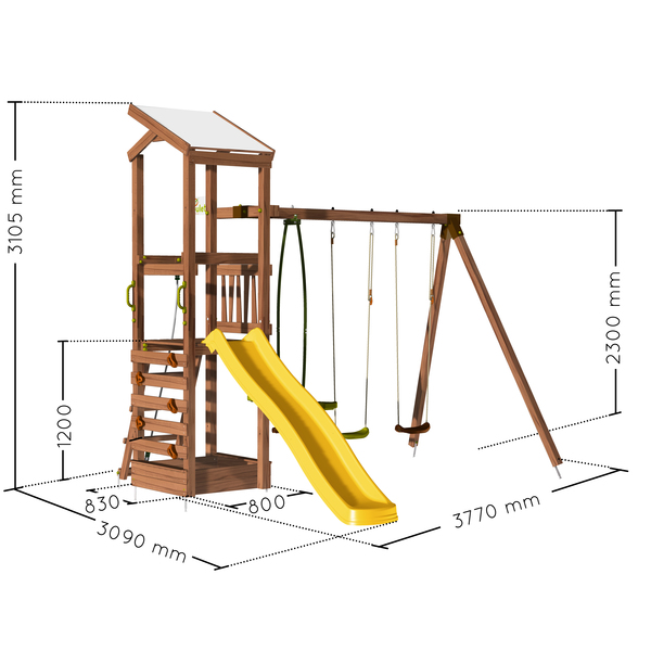 Aire de jeux en bois Féroé