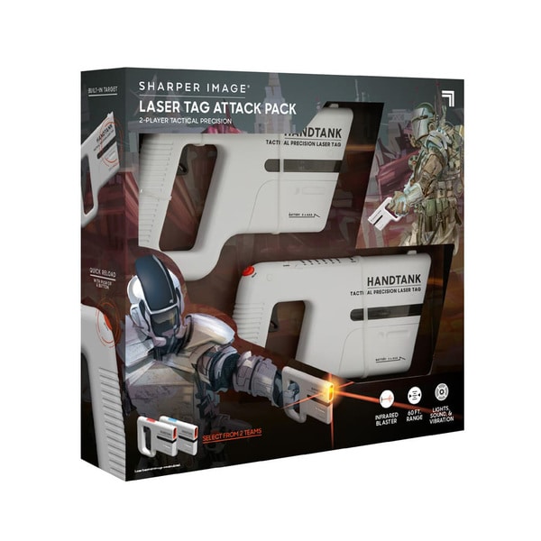 Pistolet Laser Tag Attack Sharper Image : King Jouet, Nerf et jeux