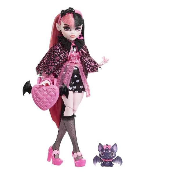 Poupée Draculaura et son animal de compagnie - Monster High