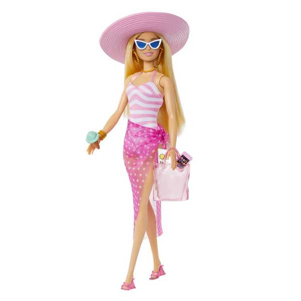 Poupée Barbie à la plage