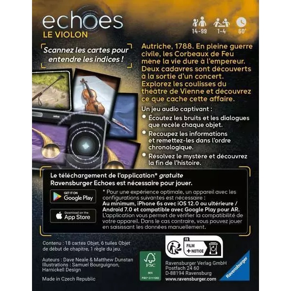 Echoes Jeu d enquête audio - Le violon