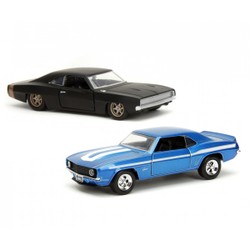 Pack de 2 véhicules Fast & Furious - Chevrolet et Dodge 1:32