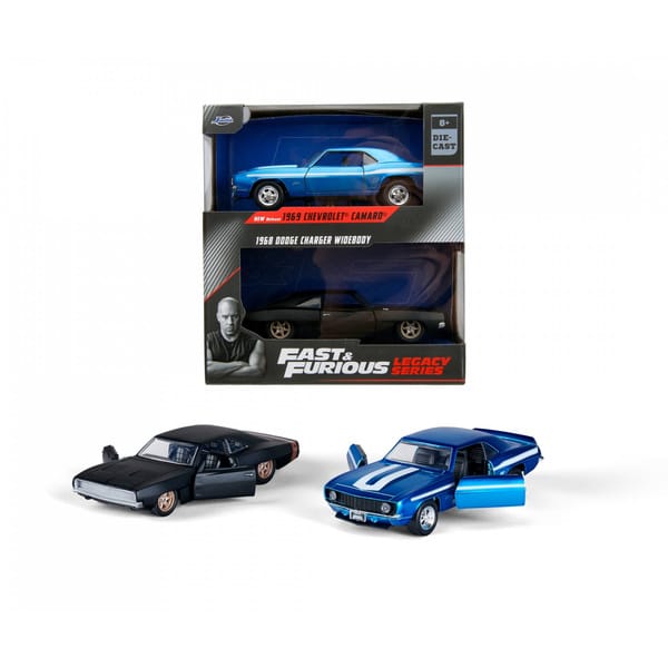 Pack de 2 véhicules Fast & Furious - Chevrolet et Dodge 1:32