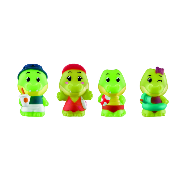 Klorofil Lot de 4 figurines - Famille Croco