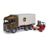  Camion logistique UPS Scania Super 560R avec chariot élévateur