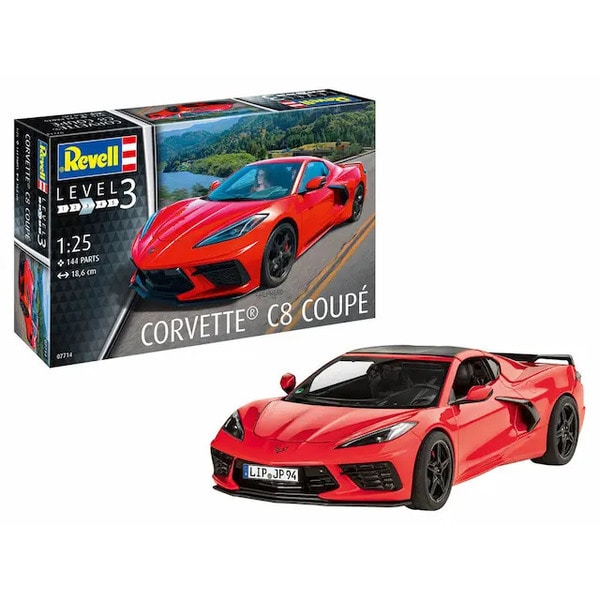 Maquette Corvette C8 coupé 1/25