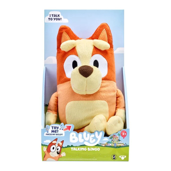 Peluche Bingo parlante 31cm