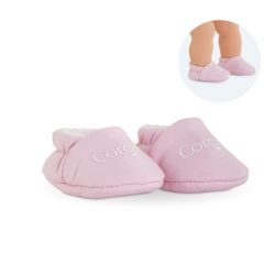 Chaussons roses - Poupon 30 cm 