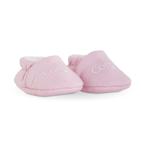 Chaussons roses - Poupon 30 cm 