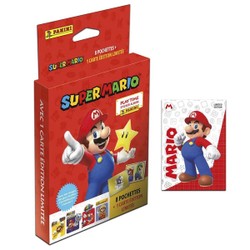 Blister de 8 pochettes avec 1 carte édition limitée - Super Mario