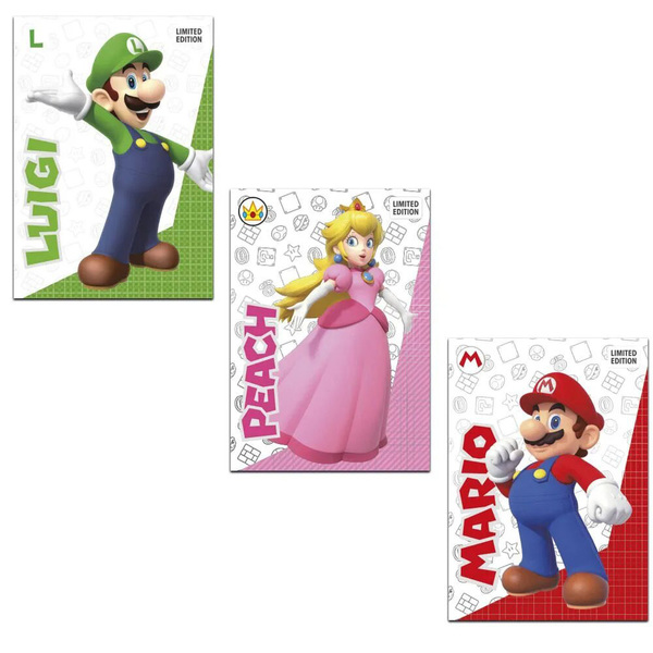 Blister de 8 pochettes avec 1 carte édition limitée - Super Mario