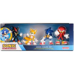 4 figurines Sonic : Sonic, Shadow, Knuckles, Tails