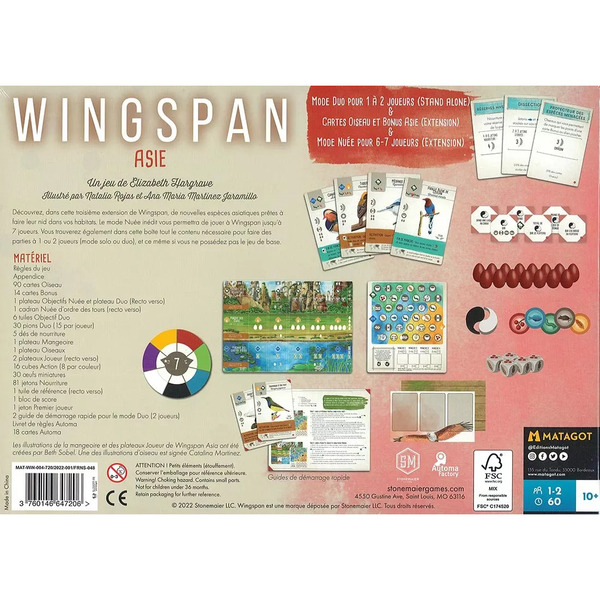 Wingspan - Asie