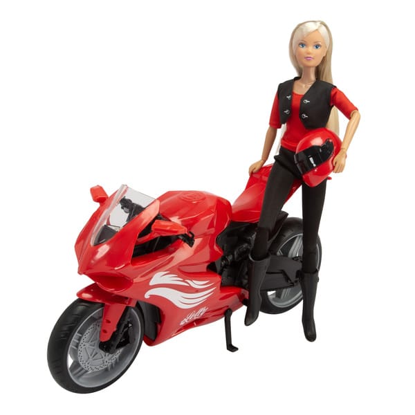 Poupée Lolly moto - 30 cm