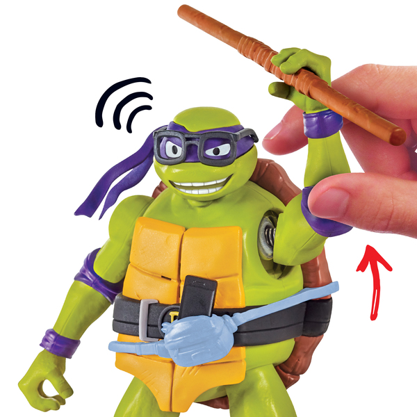 Figurine Donatello Tortues Ninja avec fonction électronique 15 cm