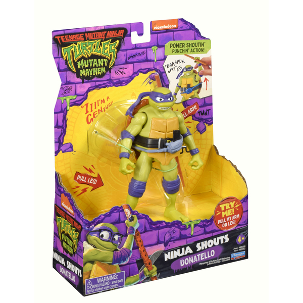 Figurine Donatello Tortues Ninja avec fonction électronique 15 cm