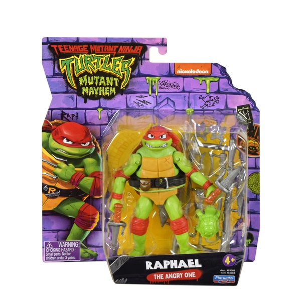 Figurine articulée 12 cm Tortue Ninja - Raphael