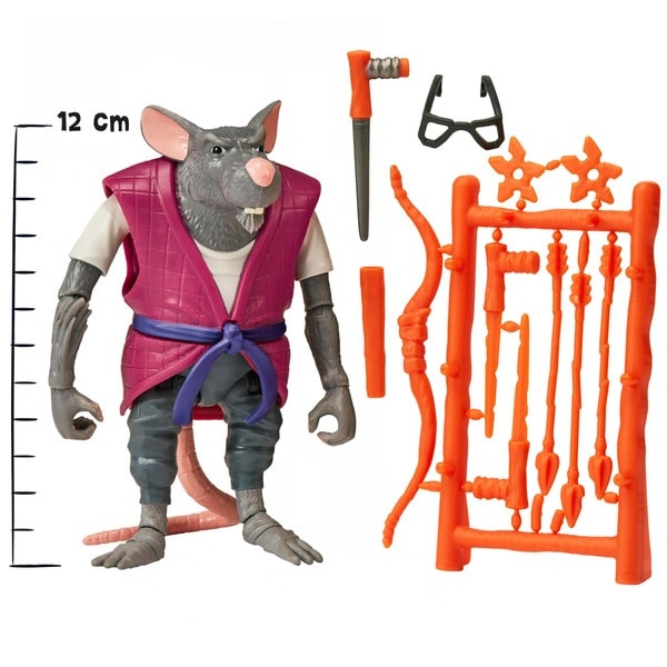 Figurine articulée 12 cm Tortue Ninja - Splinter