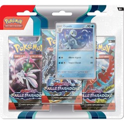 Pack 3 Boosters Pokémon - Faille Paradoxe - Écarlate et Violet 4