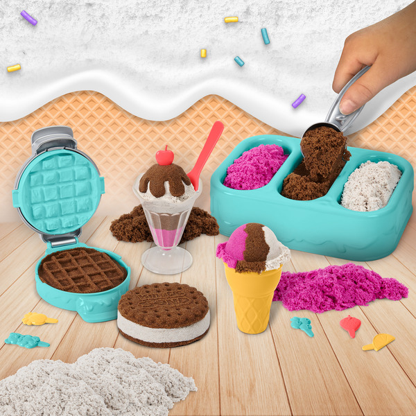 Kinetic Sand - Coffret Délices Glacés - Sable magique à modeler