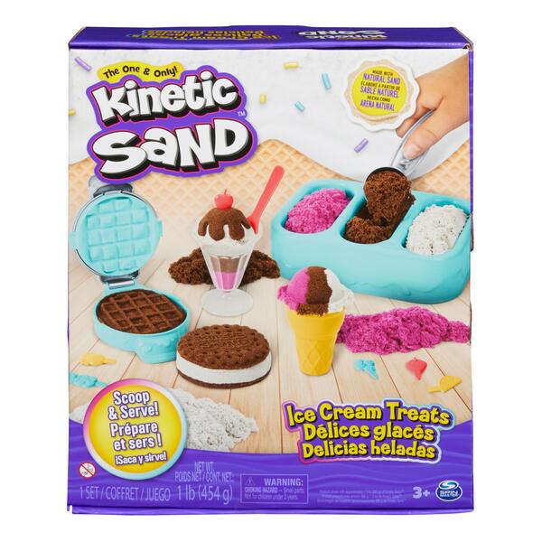 Kinetic Sand - Coffret Délices Glacés - Sable magique à modeler