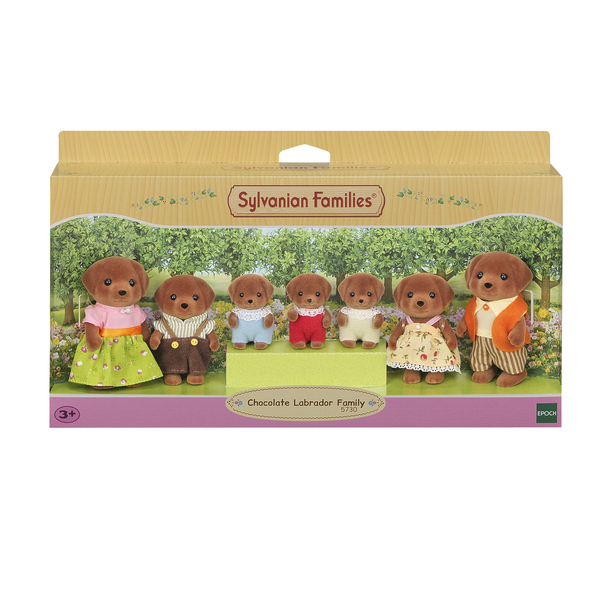 Sylvanian Families - 5730 - La famille Labrador Chocolat