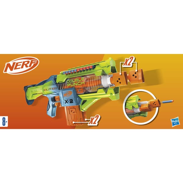 Pack 2 pistolets Double Defense Nerf Elite 2.0 Nerf : King Jouet, Nerf et  jeux de tirs Nerf - Jeux d'extérieur