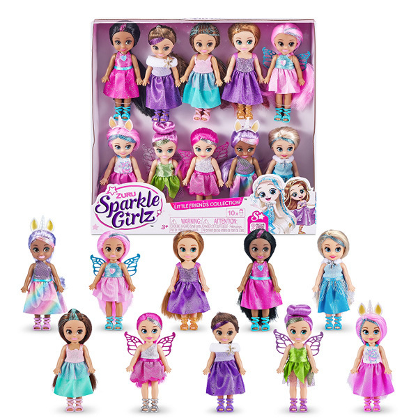 10 mini-poupée Sparkle Girlz