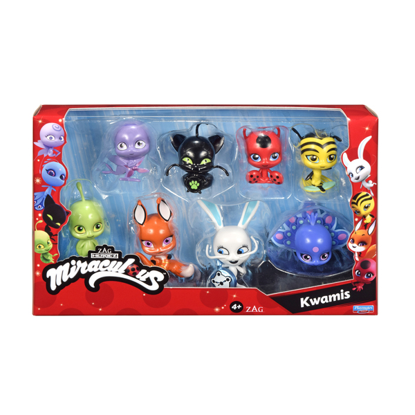 Pack de 8 Kwamis Miraculous