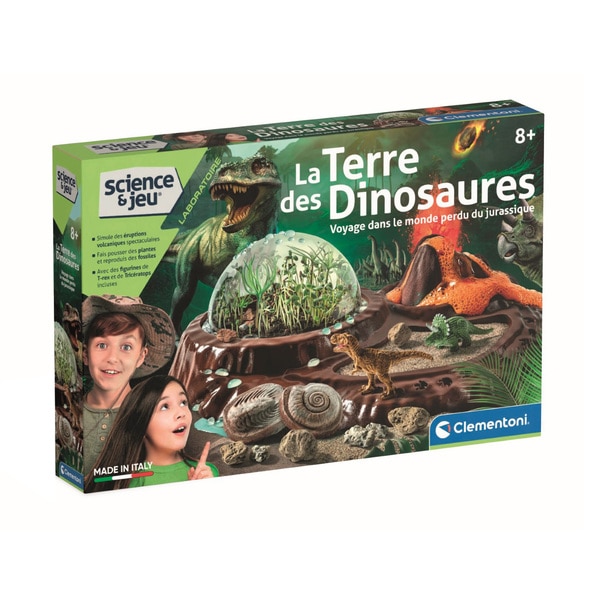 La terre des dinosaures Clementoni : King Jouet, Jeux scientifiques  Clementoni - Jeux et jouets éducatifs