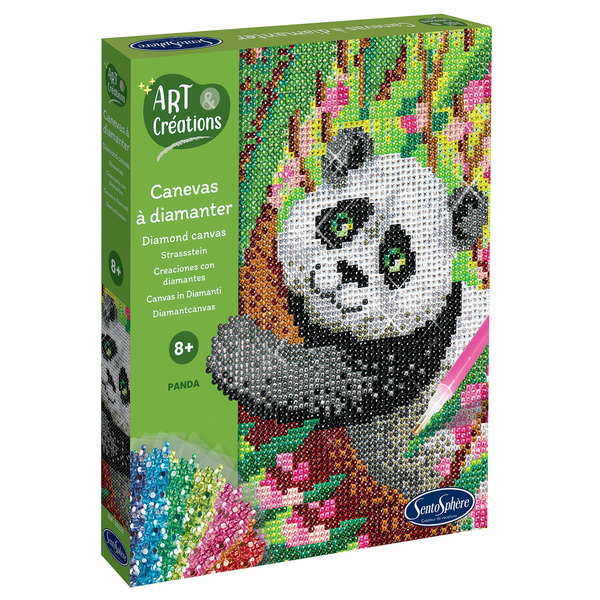 Canevas à diamanter Panda - Art Créations