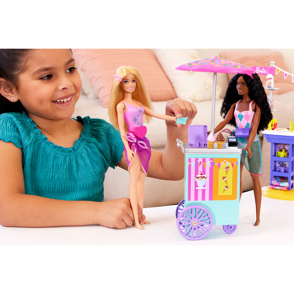 Coffret Poupées Barbie Journée à la plage Mattel : King Jouet