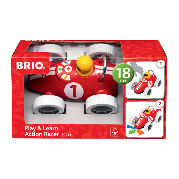 BRIO 30234 - Voiture de course Play & Amp, Learn 