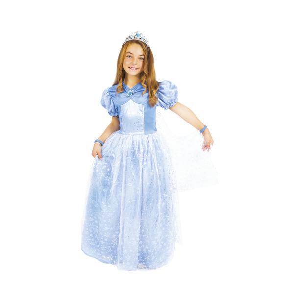 Déguisement de princesse bleu avec accessoires 3/5 ans