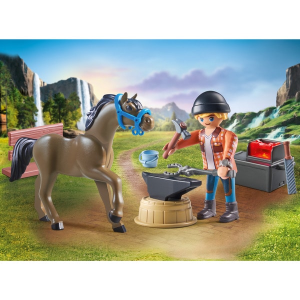 71357 – Playmobil Horses of Waterfall - Maréchal-ferrant 