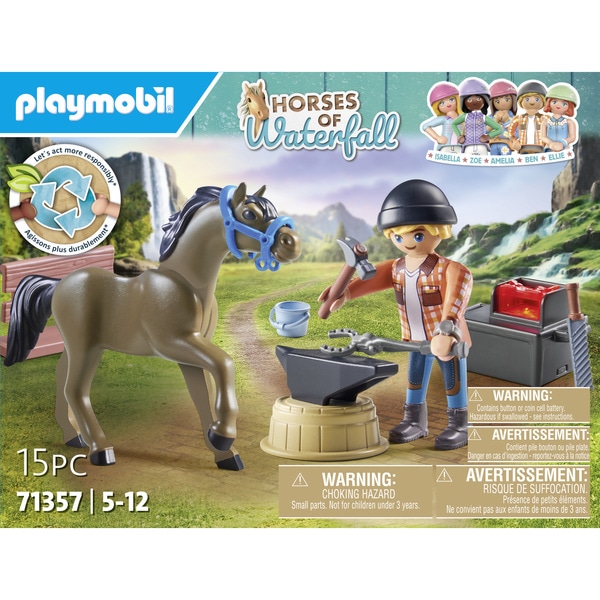 71357 – Playmobil Horses of Waterfall - Maréchal-ferrant 