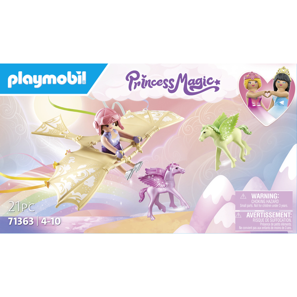 71363 - Playmobil Princess Magic - Princesse et poulains ailés