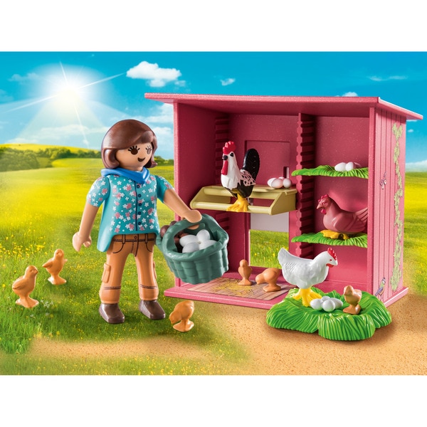 71308 - Playmobil Country - Agricultrice et poulailler Playmobil : King  Jouet, Playmobil Playmobil - Jeux d'imitation & Mondes imaginaires