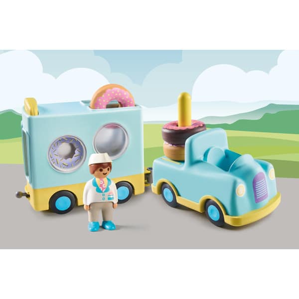 71325 - Playmobil 1.2.3 - Camion de donuts