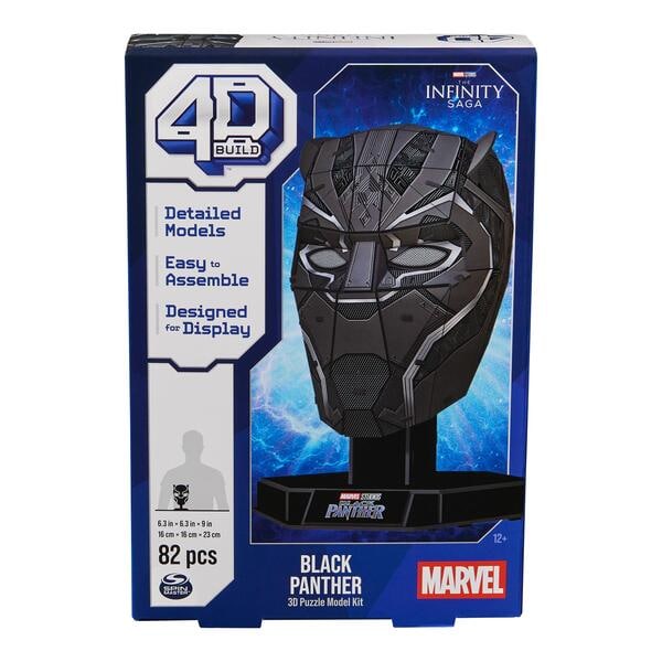 Masque Black Panther 4D Build  - Marvel