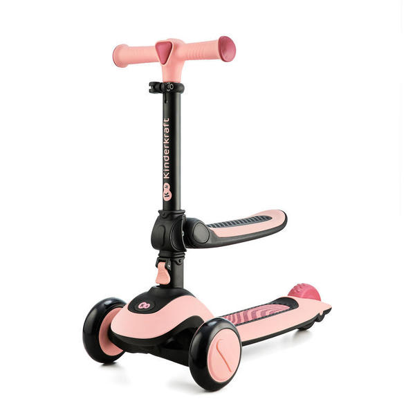 Draisienne et trottinette 3 roues Halley rose