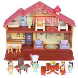 La Maison de Bluey avec 3 figurines et barbecue