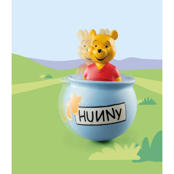 71318 - Playmobil 1.2.3 - Winnie l ourson et culbuto pot de miel
