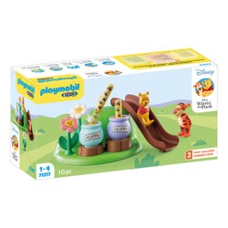 71317 - Playmobil 1.2.3 - Winnie l'ourson et Tigrou jardin