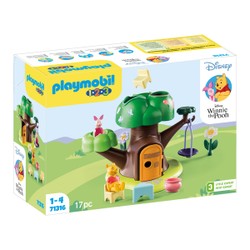 71316 - Playmobil 1.2.3 - Winnie l'ourson et Porcinet avec cabane