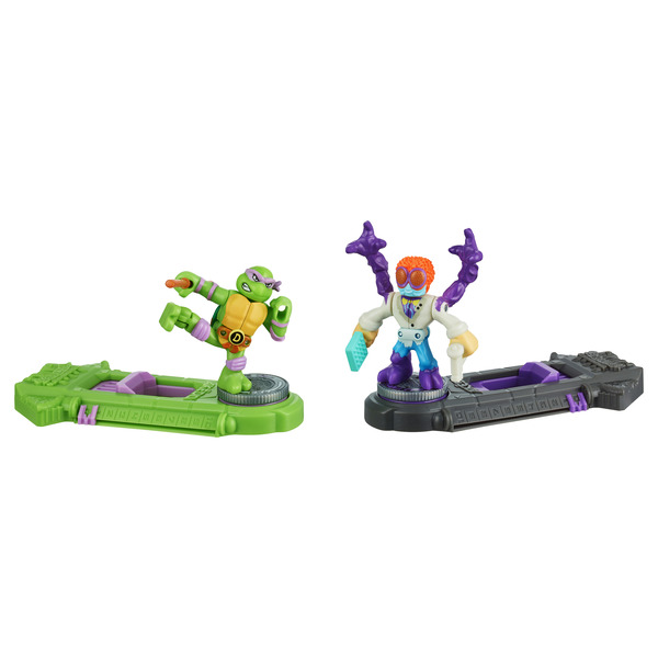 Akedo Duel figurines Tortues Ninja - Donatello vs Baxter